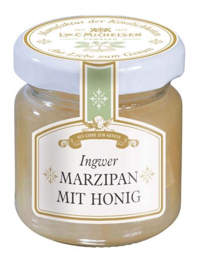 Gold-Weiß Marzipan-Honig mit Ingwer  -Mini-